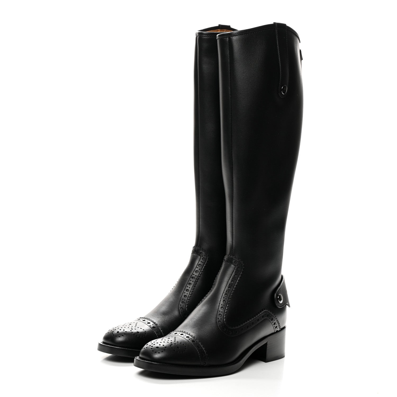 Christian Dior Calfskin D-Folk Boot 36 Black 3 of 9