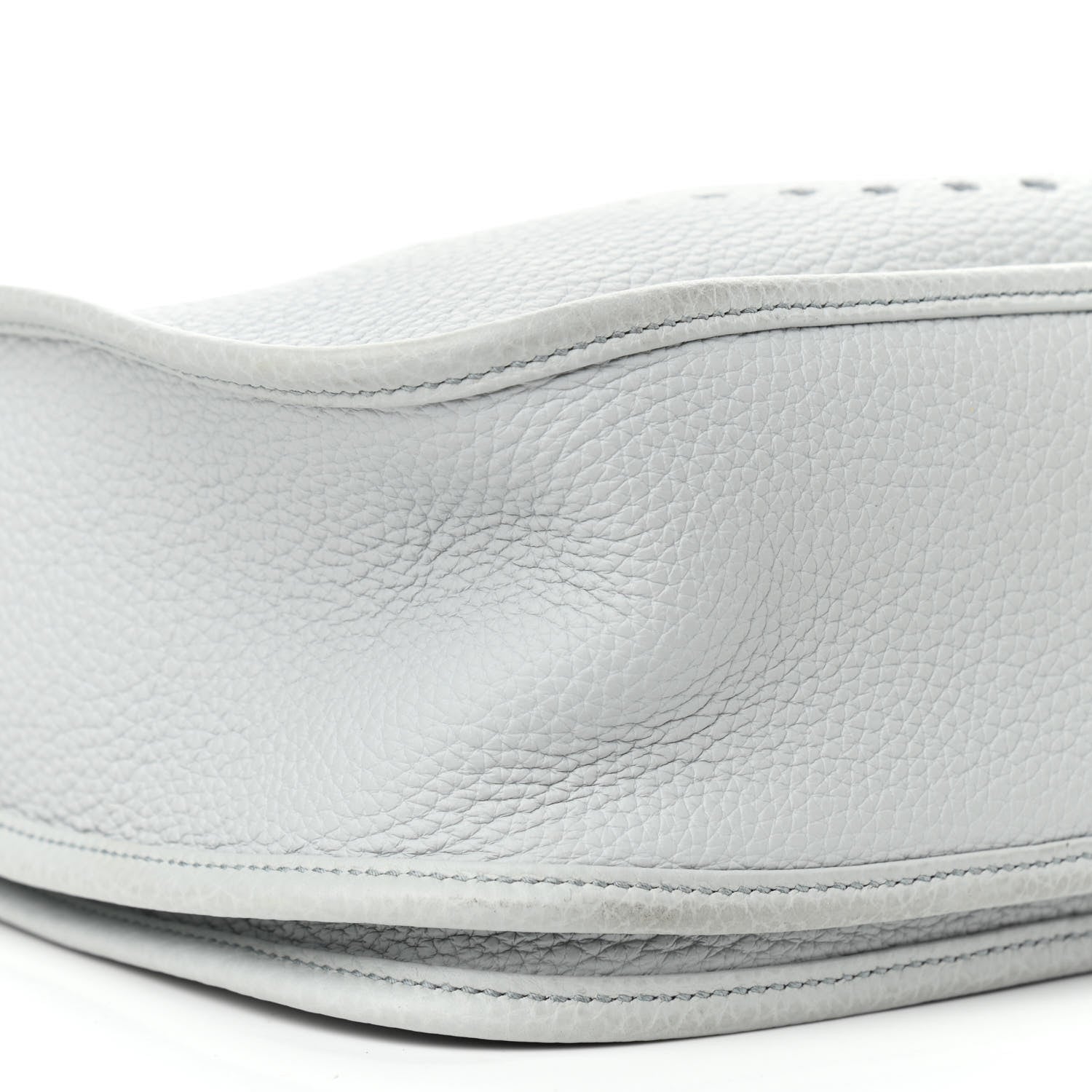 Hermes Taurillon Clemence Evelyne III GM Bleu Pale 9 of 11