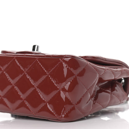 Chanel Patent Quilted Mini Square Flap Red 8 of 8