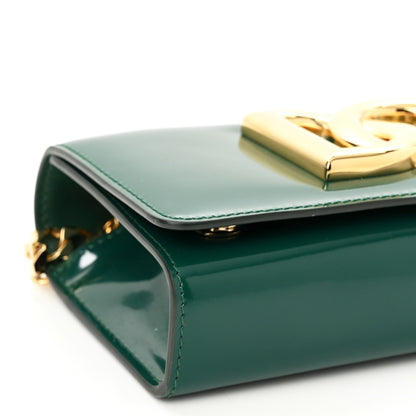 Dolce & Gabbana Patent DG Girls Phone Shoulder Bag Emerald 9 of 11