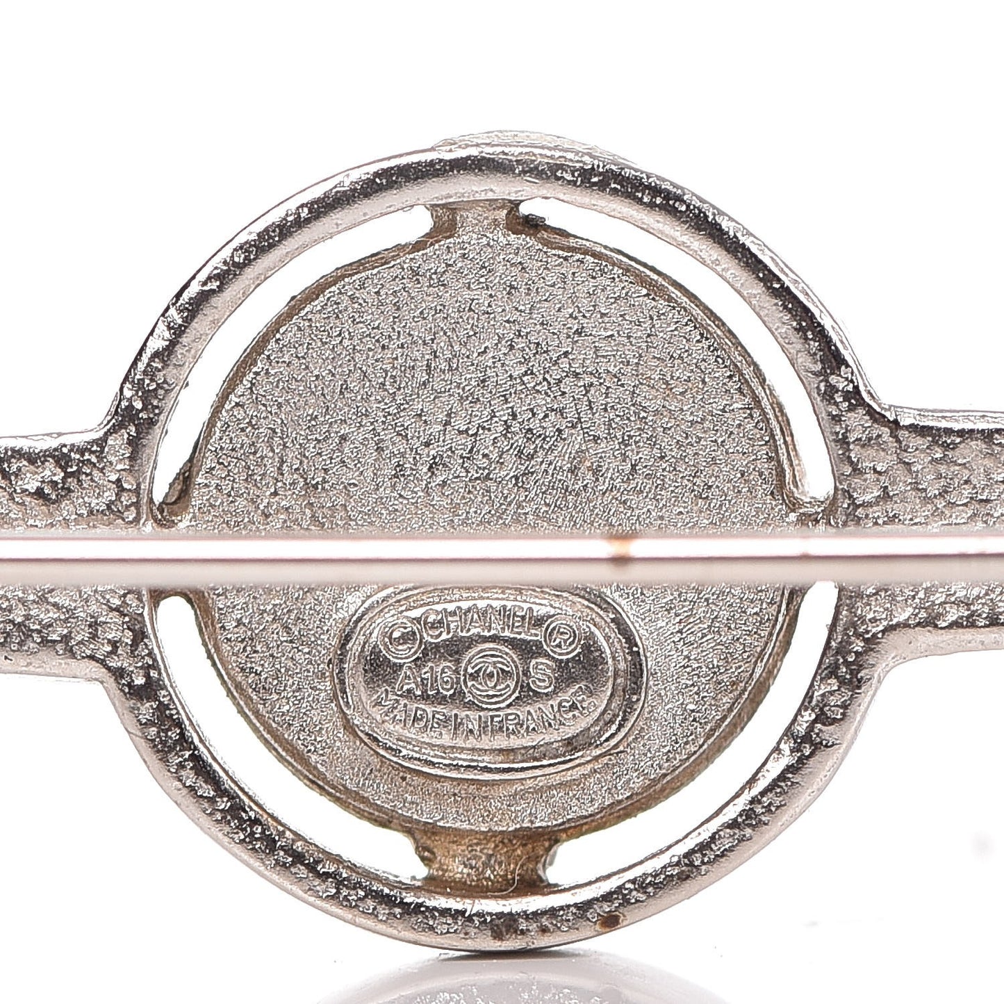 Crystal Airline Brooch Silver