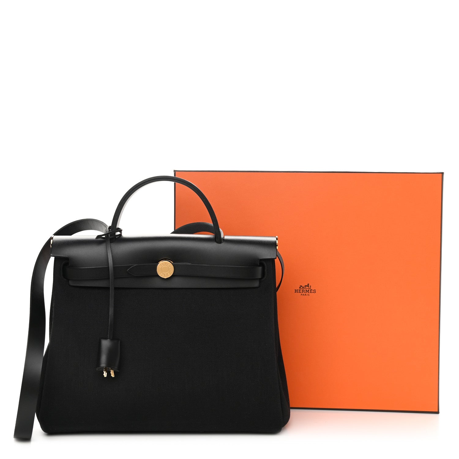 Hermes Toile Vache Hunter Herbag Zip PM 31 Black 13 of 13