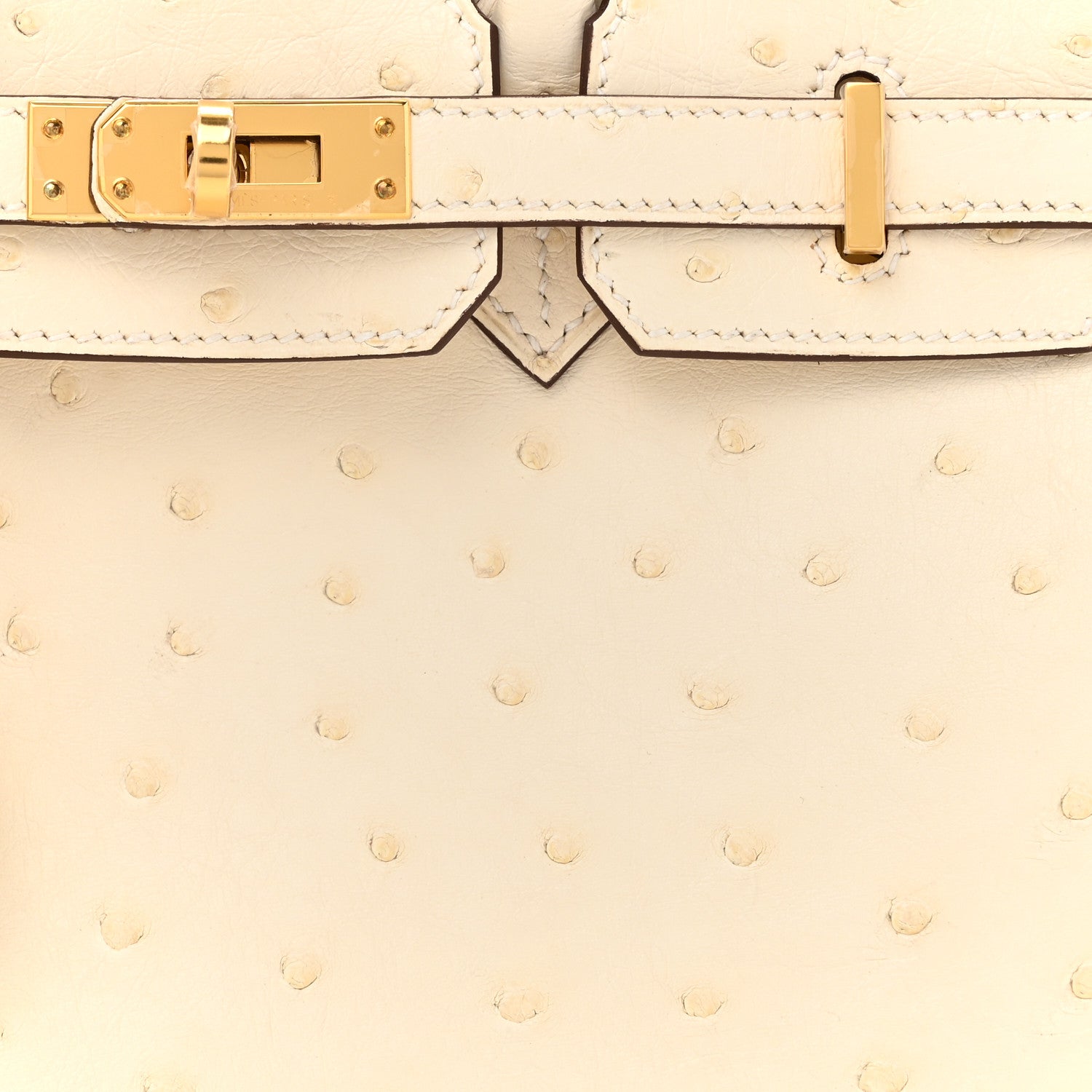 Hermes Ostrich Birkin 25 Nata 8 of 12