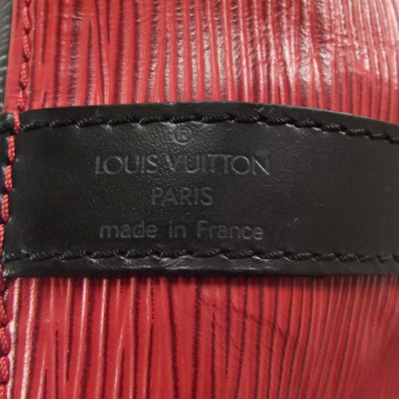 Louis Vuitton Epi Petit Noe Red Black 9 of 9