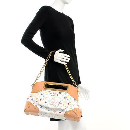 Louis Vuitton Monogram Multicolor Judy GM White 2 of 8