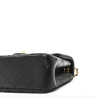 Chanel Lambskin Quilted Mini CC Crush Flap Black 9 of 10