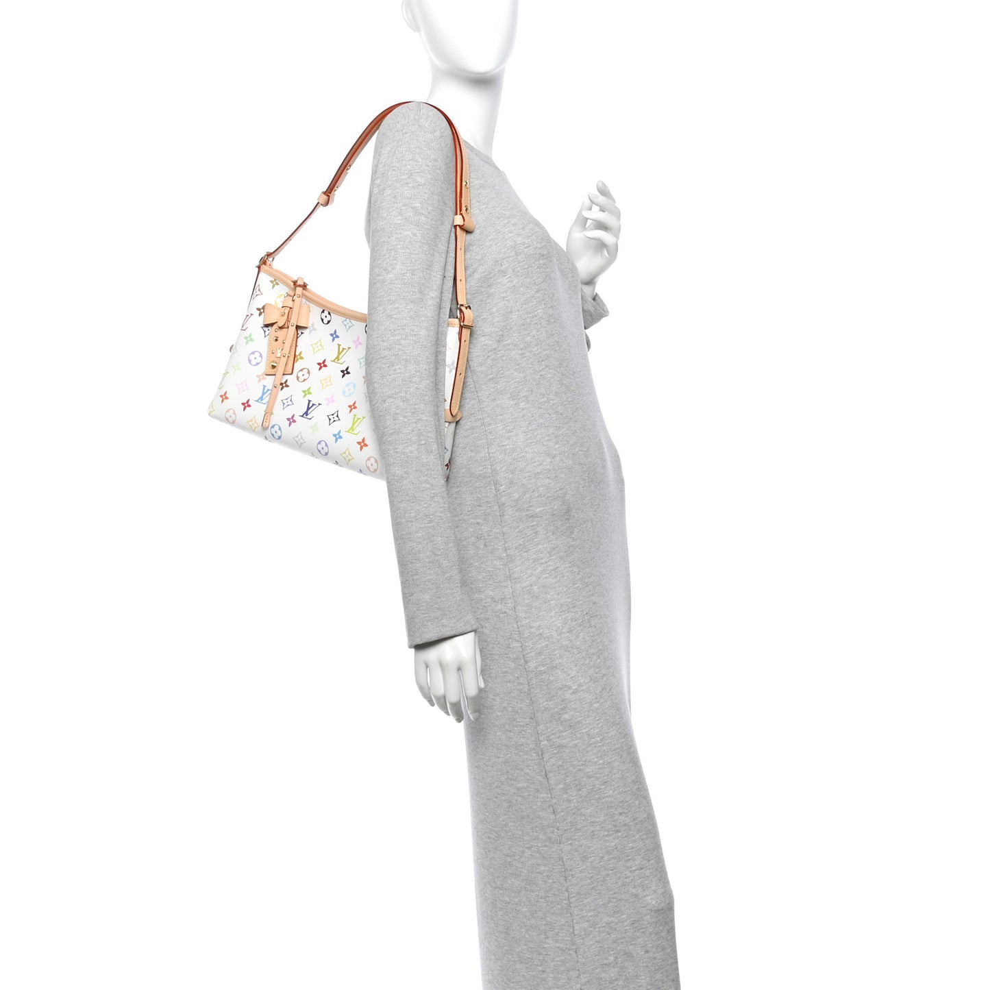LV X TM Monogram Multicolor CarryAll East West White