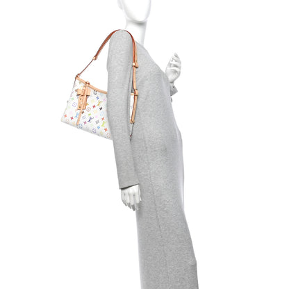 Louis Vuitton LV X TM Monogram Multicolor CarryAll East West White 2 of 10