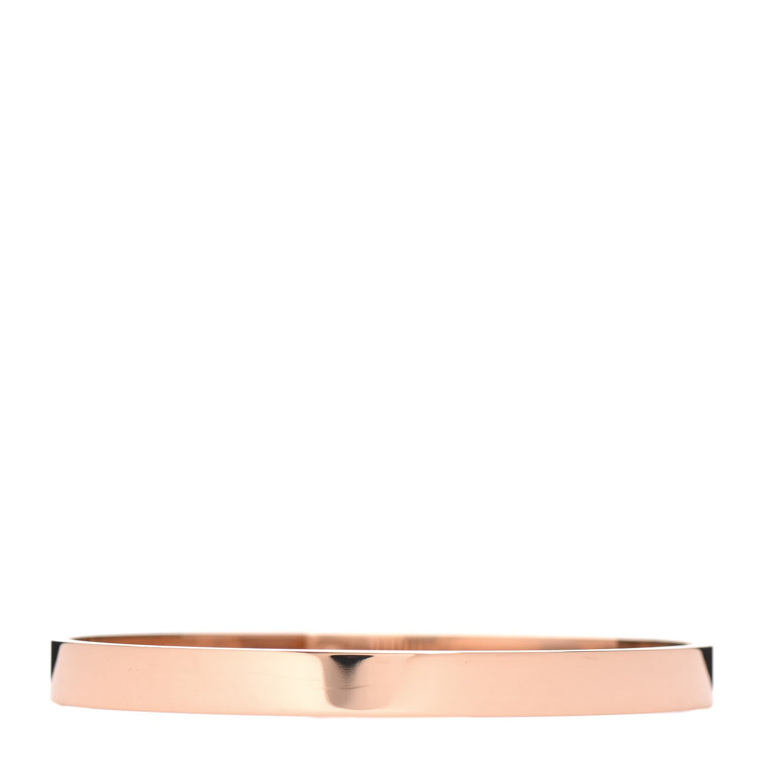 Hermes 18K Rose Gold Diamond PM Kelly Bracelet SH 3 of 5