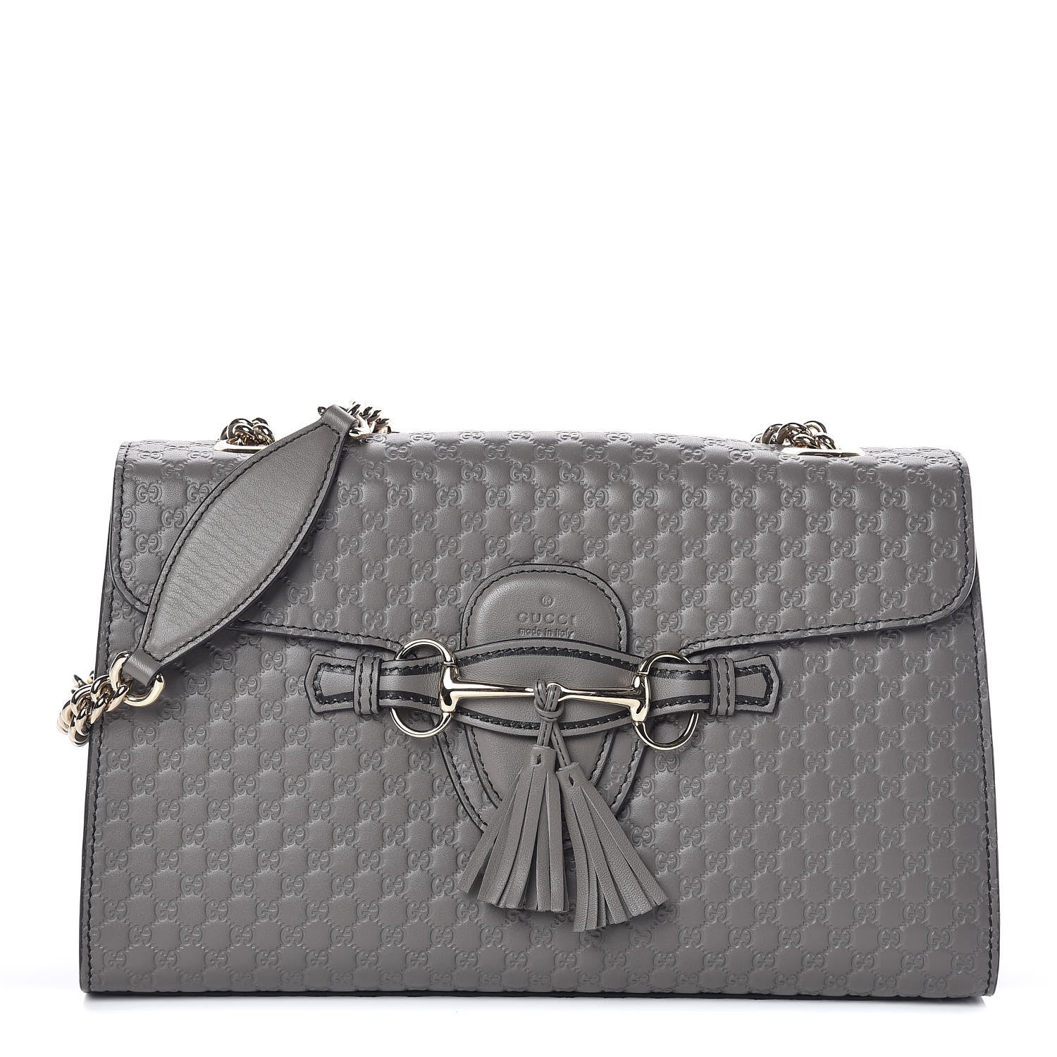 Gucci Soft Microguccissima Medium Emily Chain Shoulder Bag Loess 1 of 9