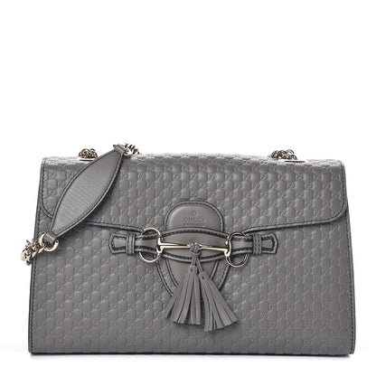 Gucci Soft Microguccissima Medium Emily Chain Shoulder Bag Loess 1 of 9