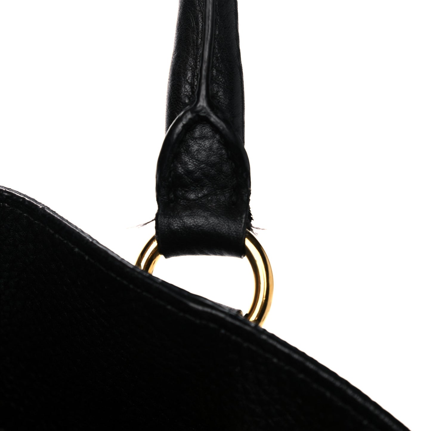 Vitello Daino Side Pocket Tote Black