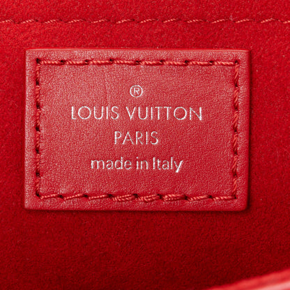 Louis Vuitton Calfskin New Wave Chain MM Ecarlate 6 of 11