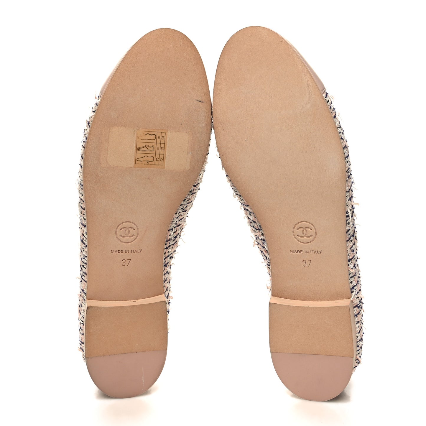 Tweed Cap Toe CC Lace Up Oxford 36.5 Pink