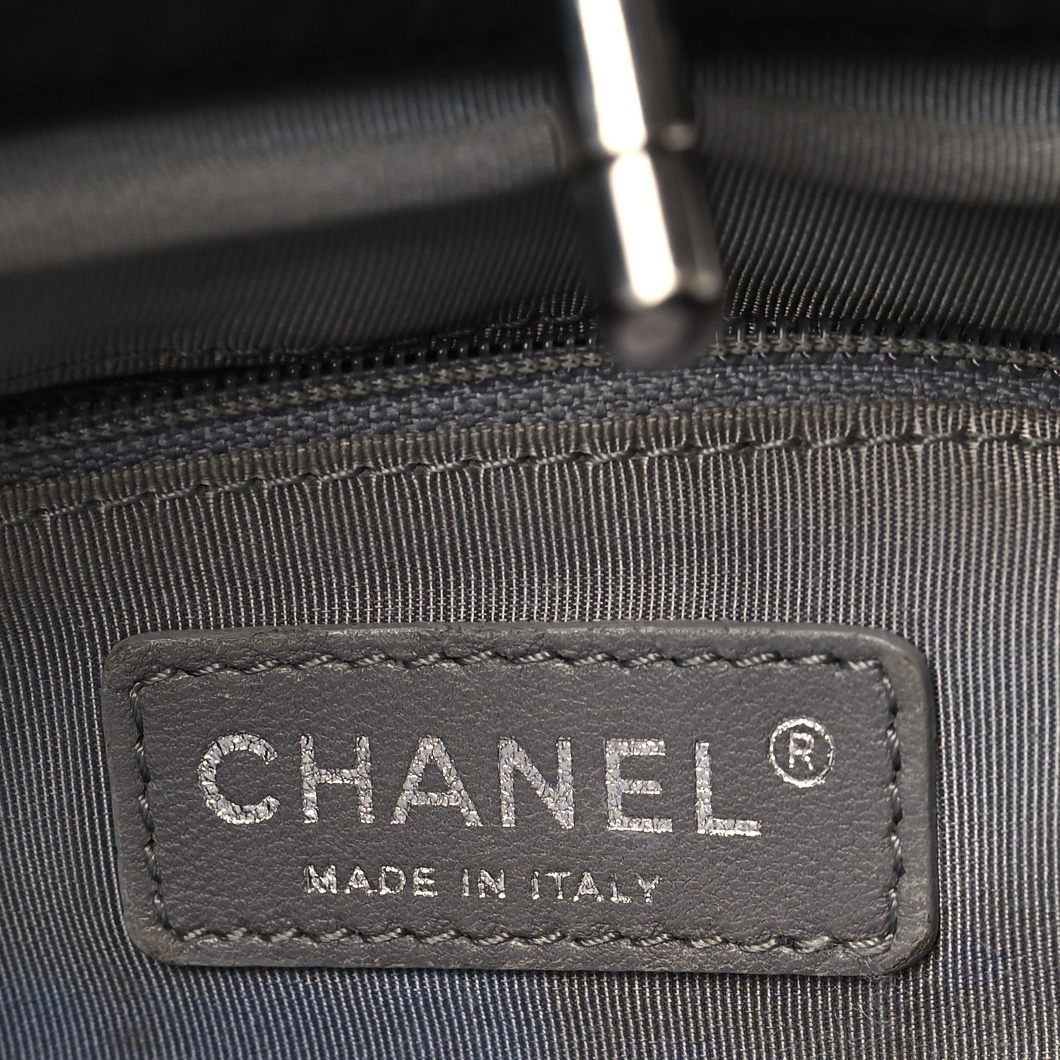 Chanel Nylon Quilted Tweed Stitch Bubble Tote Black 7 of 10