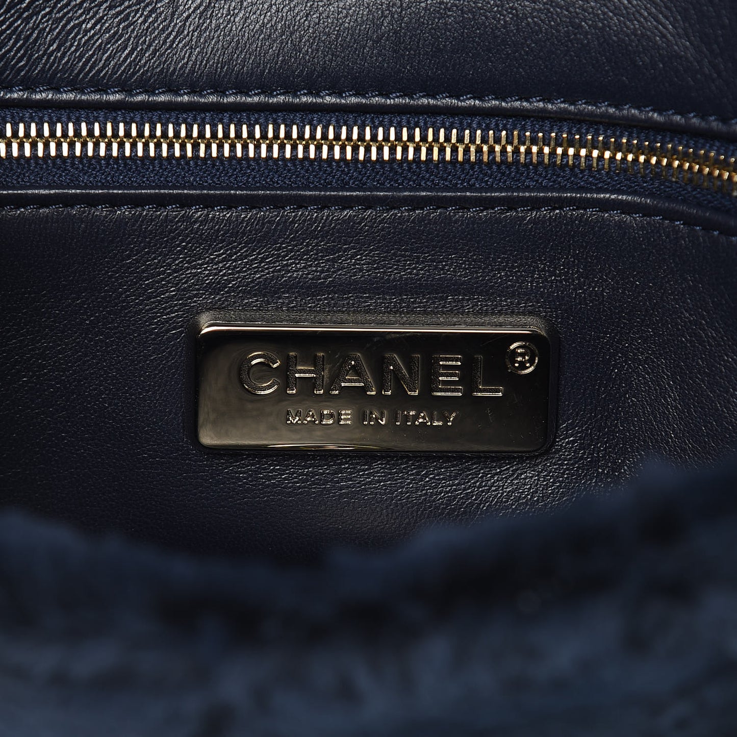 Orylag Lambskin Mini Rectangular Flap Blue