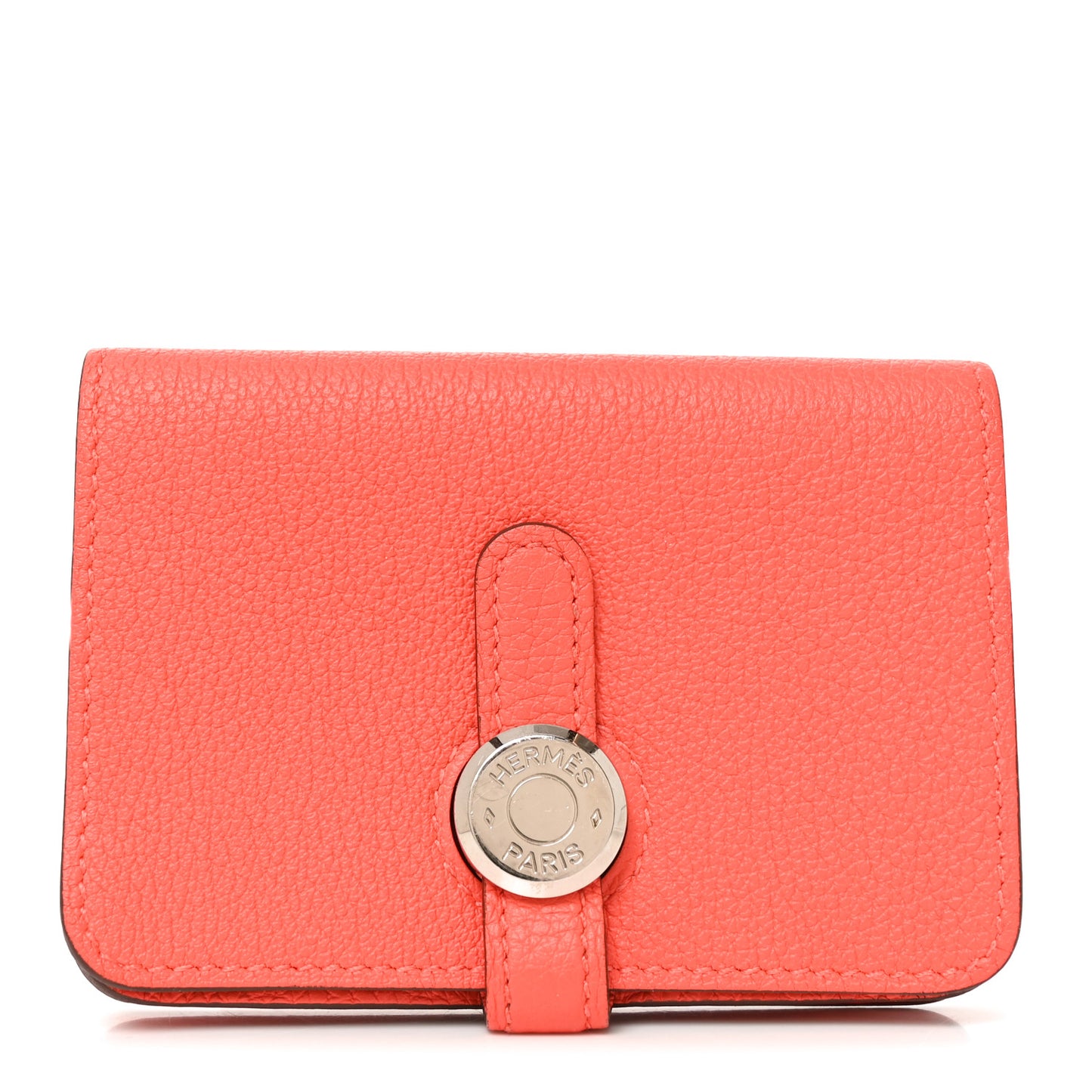 Togo Dogon Card Case Capucine