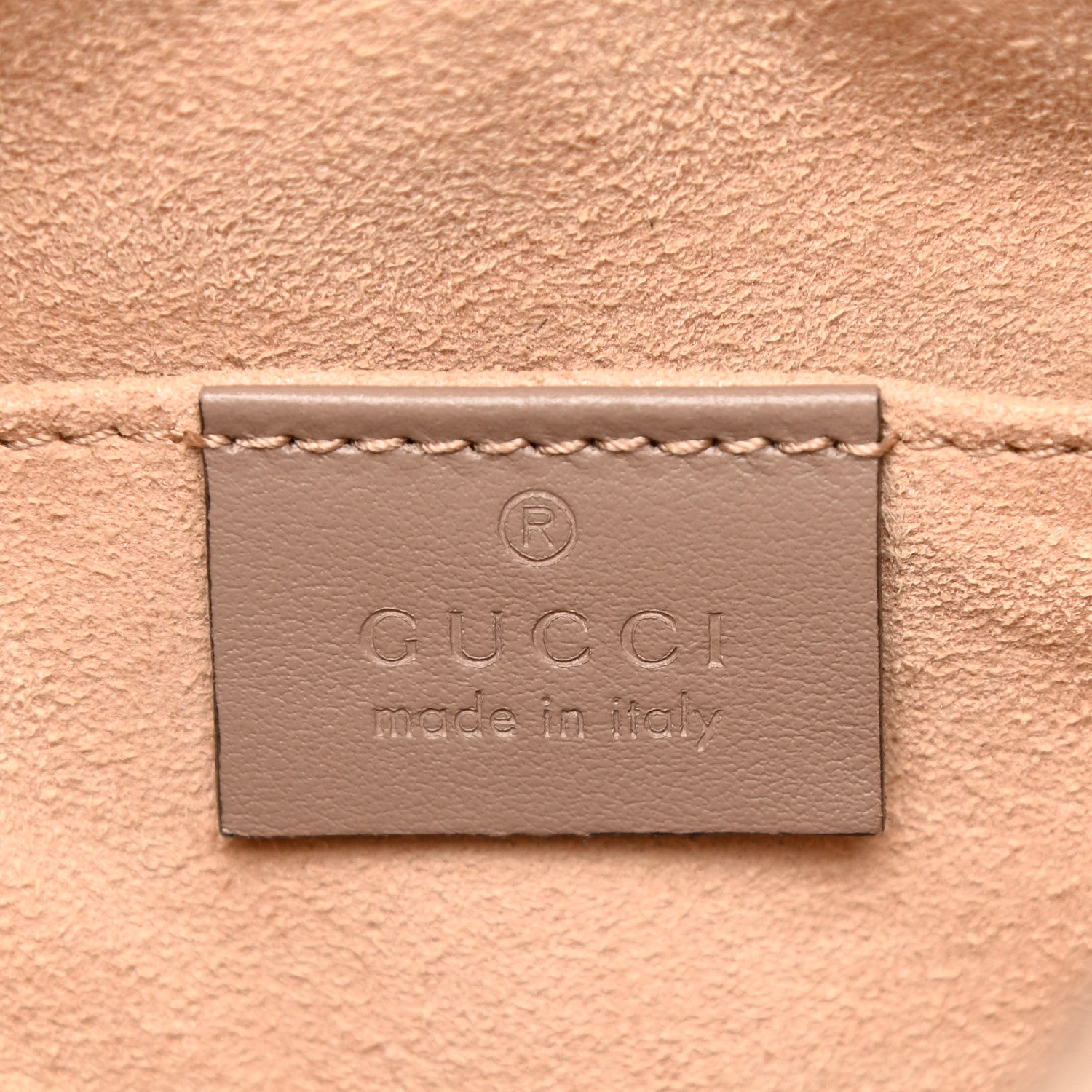 Gucci Calfskin Matelasse Mini GG Marmont Chain Shoulder Bag Porcelain Rose 6 of 10