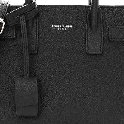 Saint Laurent Grained Calfskin Nano Sac De Jour Black 8 of 11