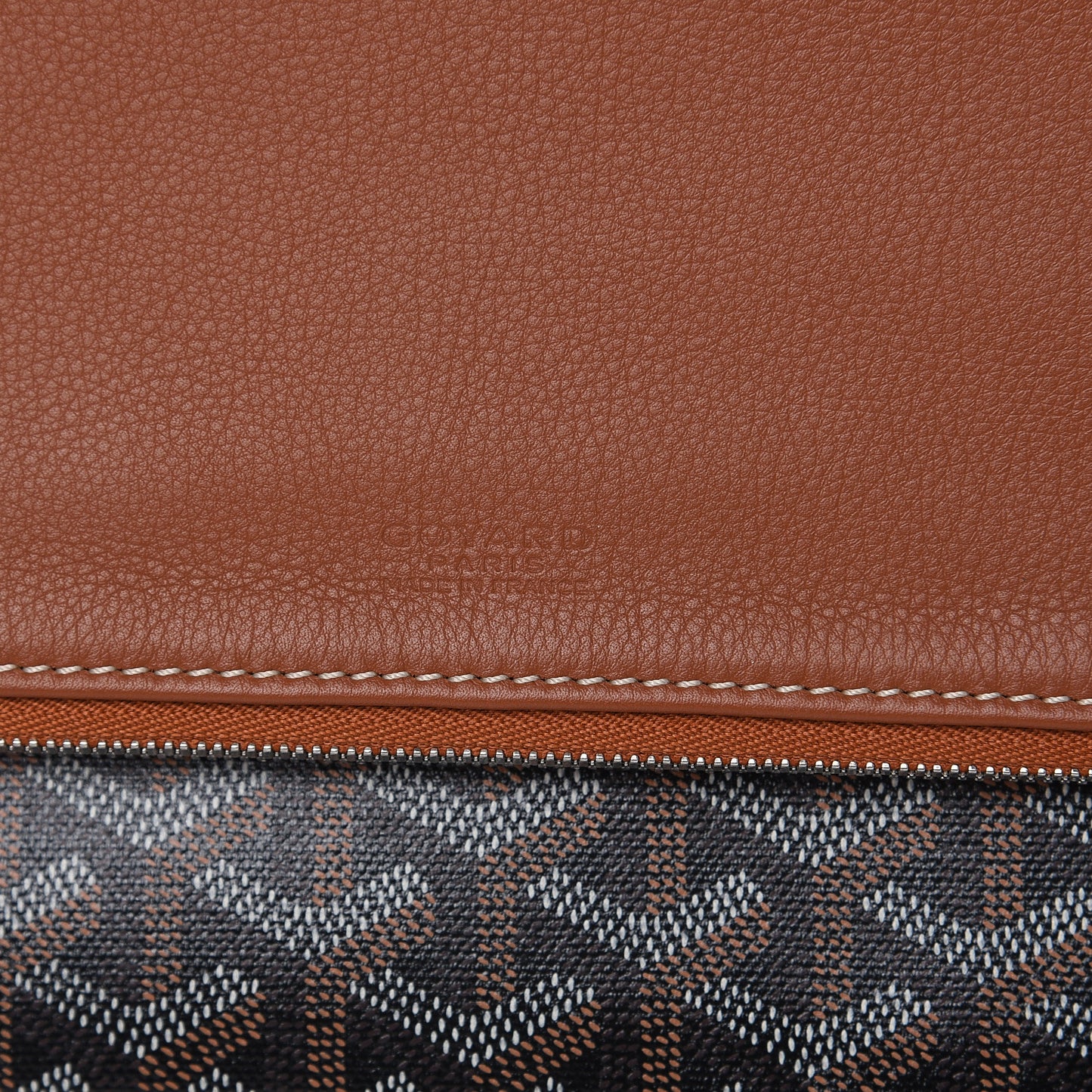 Goyardine Sainte Marie Soft Clutch Black Gold