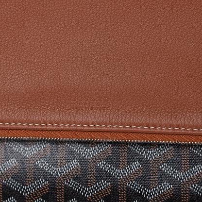 Goyard Goyardine Sainte Marie Soft Clutch Black Gold 6 of 7
