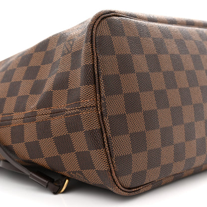 Louis Vuitton Damier Ebene Neo Neverfull MM Rose Ballerine 10 of 15