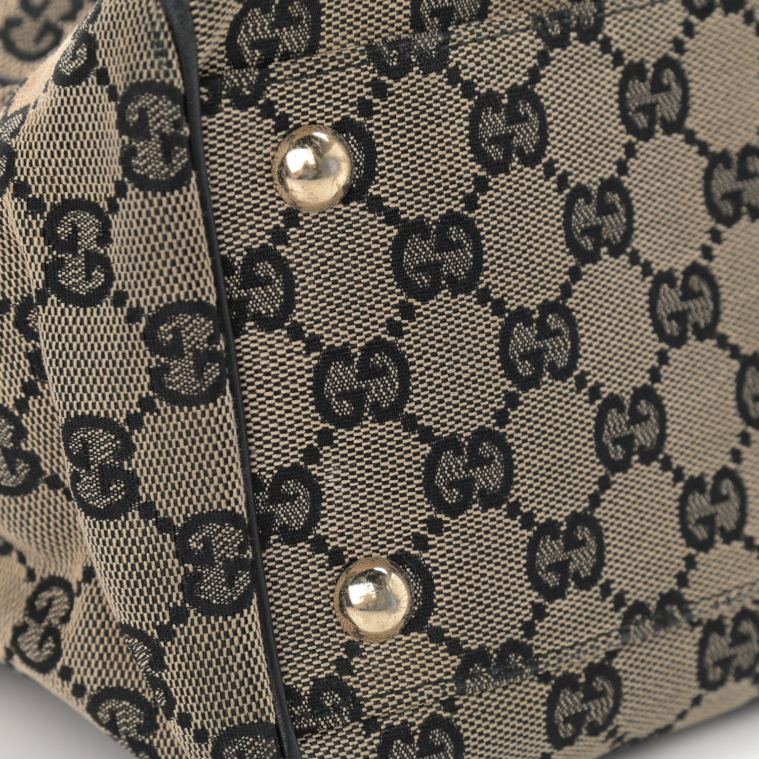Gucci Monogram Tote Black 14 of 19