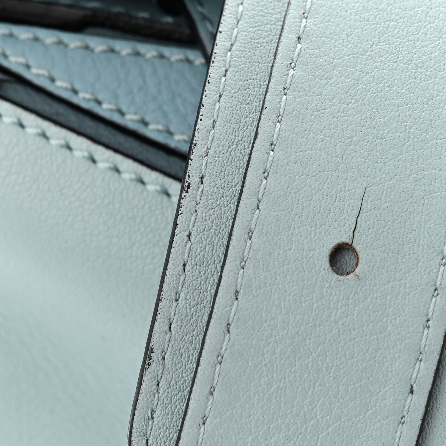 Loewe Calfskin Medium Puzzle Bag Aqua Light Blue Stone Blue 11 of 12