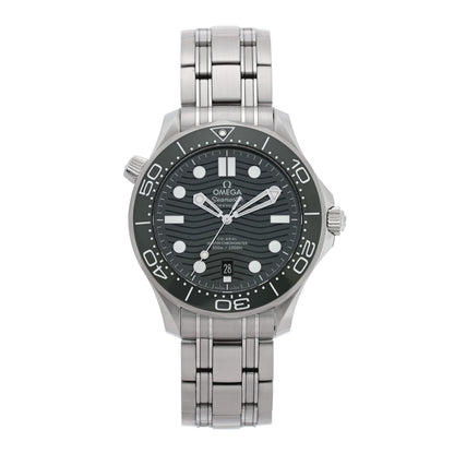 Omega Stainless Steel 42mm Seamaster Diver 300M Co-Axial Automatic Watch Green 210.30.42.20.10.001 1 of 5
