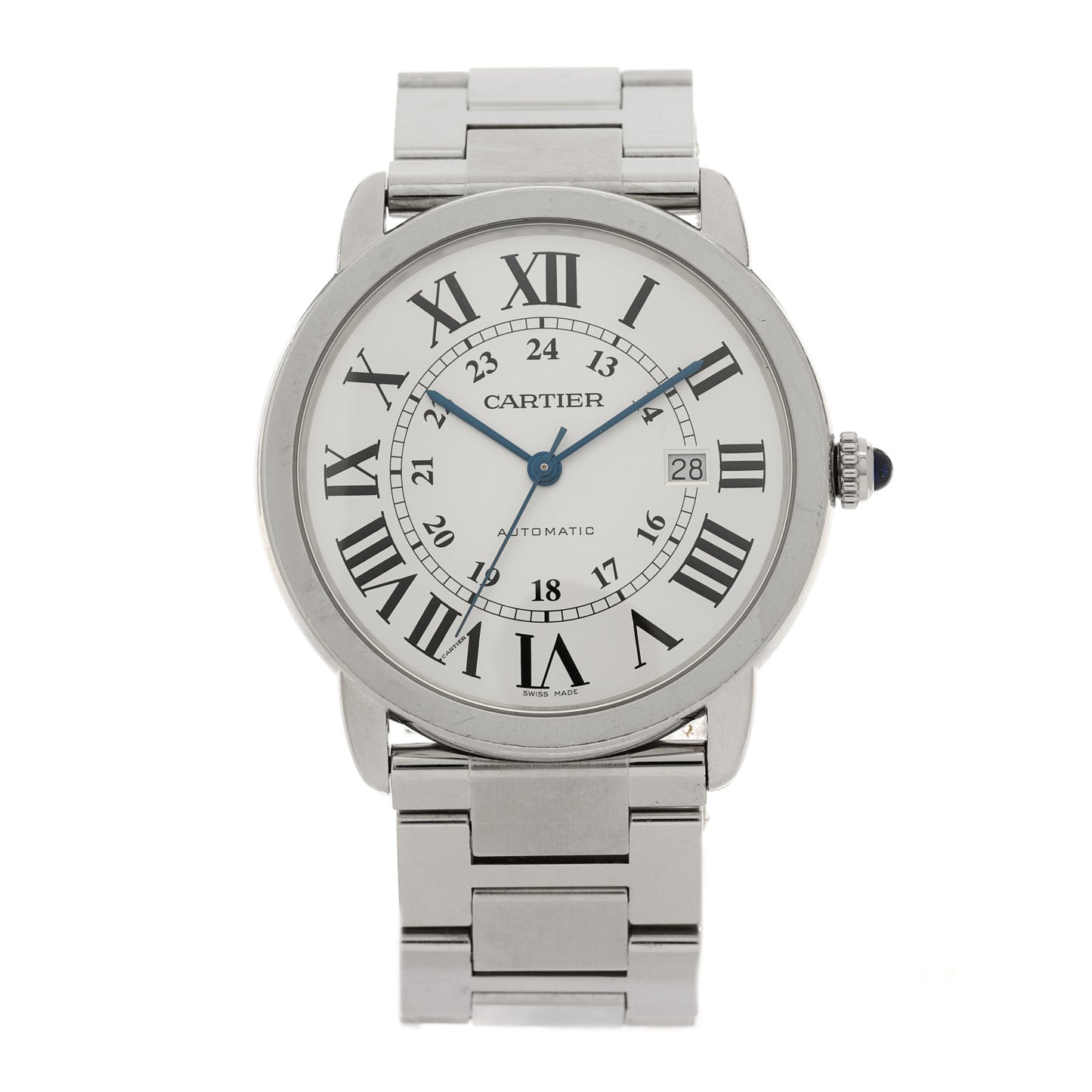 Stainless Steel 42mm Ronde Solo Automatic Watch