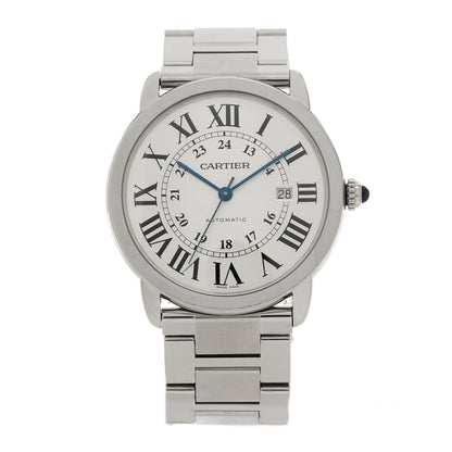Cartier Stainless Steel 42mm Ronde Solo Automatic Watch 1 of 4