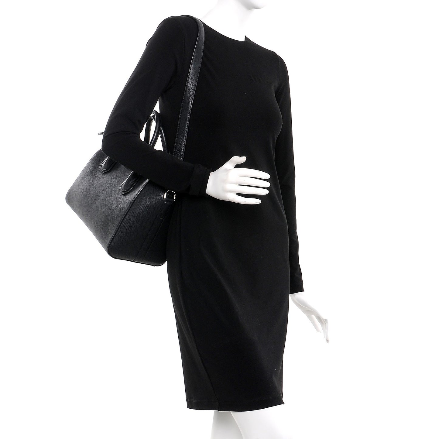 Sugar Goatskin Small Antigona Black