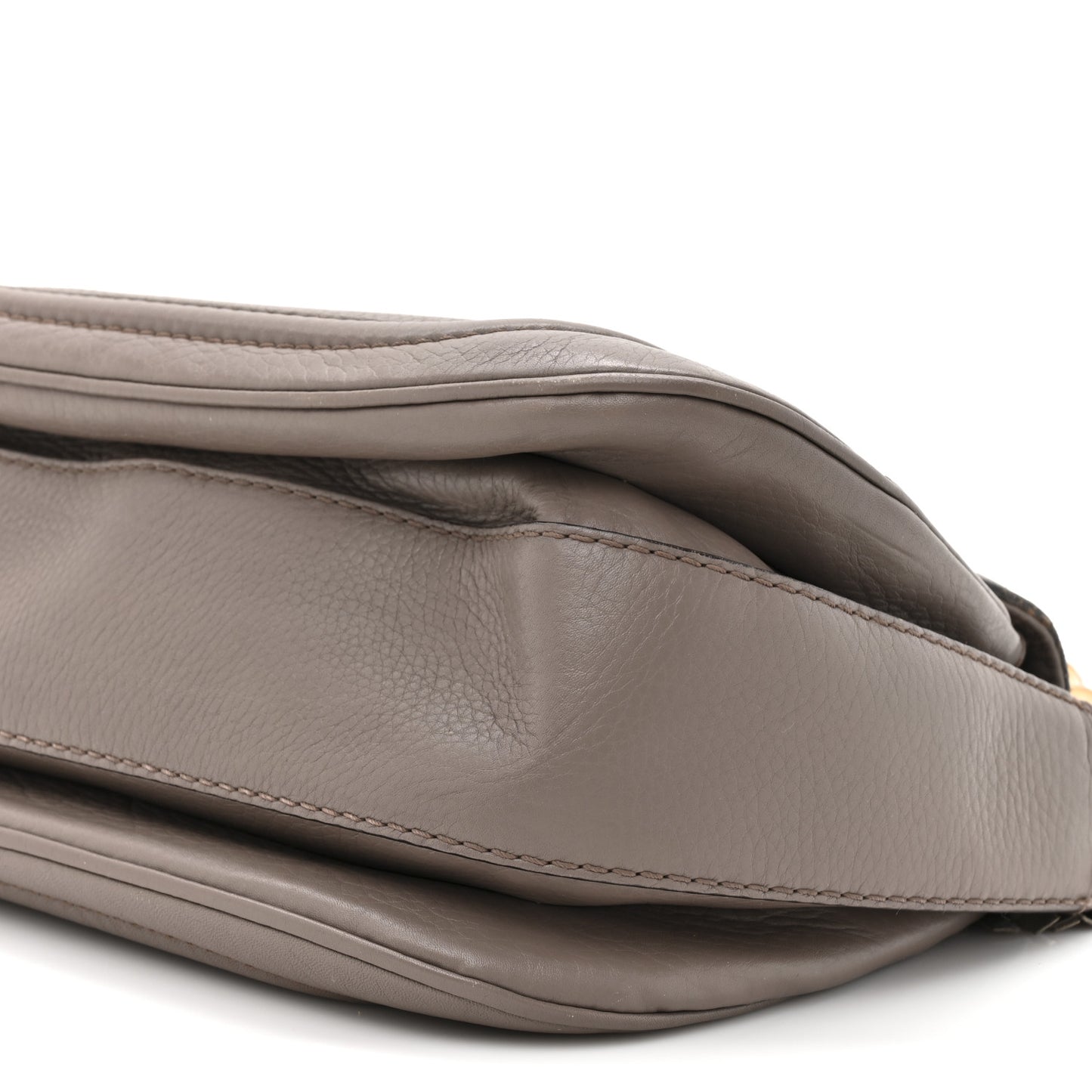 Calfskin Medium New Bamboo Top Handle Bag Mauve