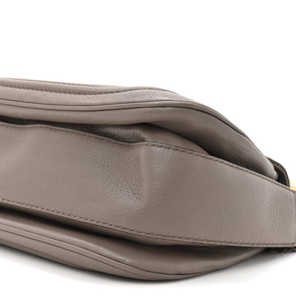 Gucci Calfskin Medium New Bamboo Top Handle Bag Mauve 9 of 16