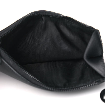 Christian Dior Ultra Matte Lambskin Cannage Small Lady Dior Zip Card Holder Black 5 of 10
