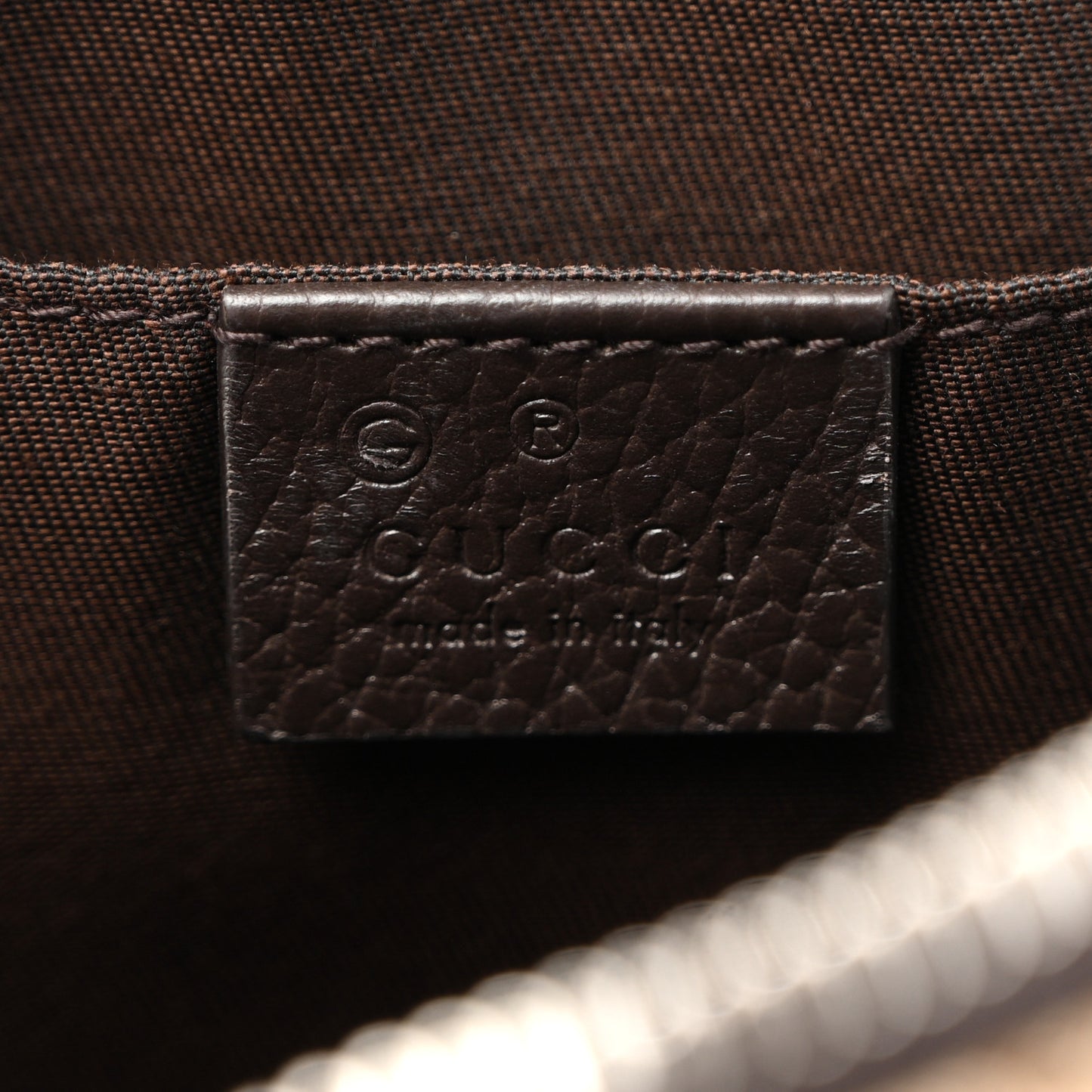 Monogram Belt Bag  Dark Brown