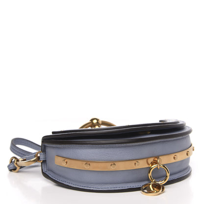Chloe Calfskin Small Nile Bracelet Minaudiere Bag Washed Blue 4 of 9