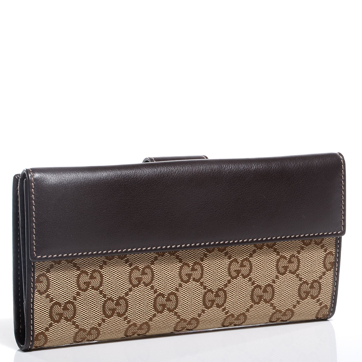 Gucci Monogram Heart Continental Wallet Brown 3 of 8