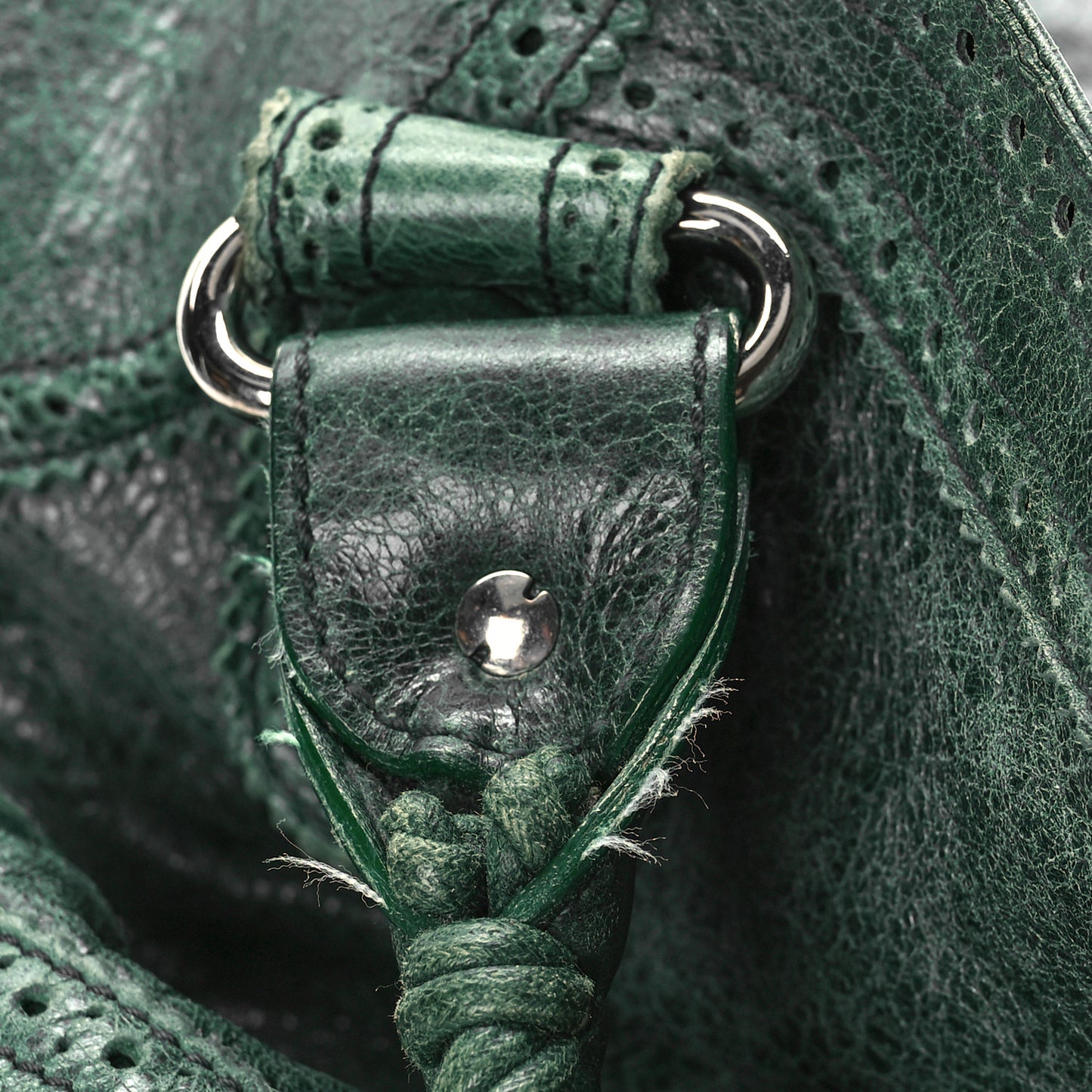 Agneau Giant Brogues Hardware City Evergreen