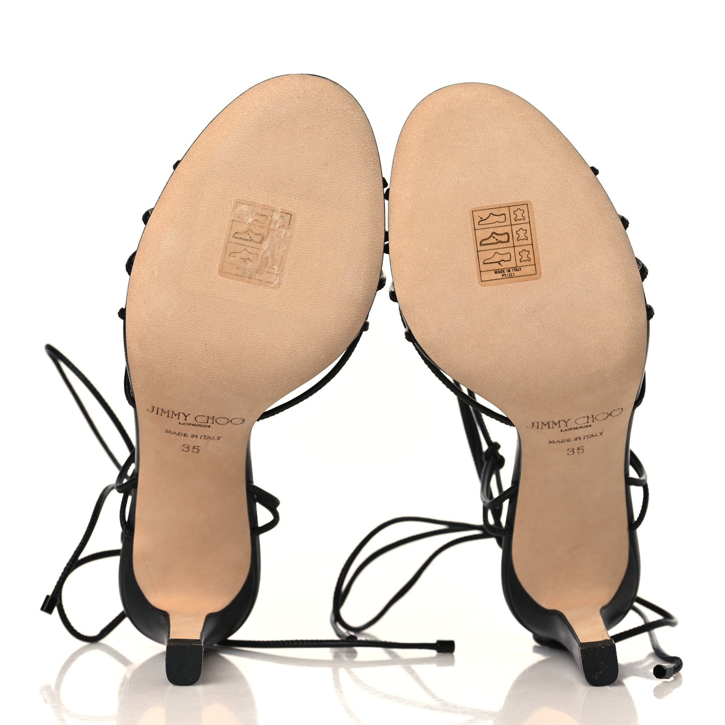 Nappa Tao 85 Sandal 35 Black