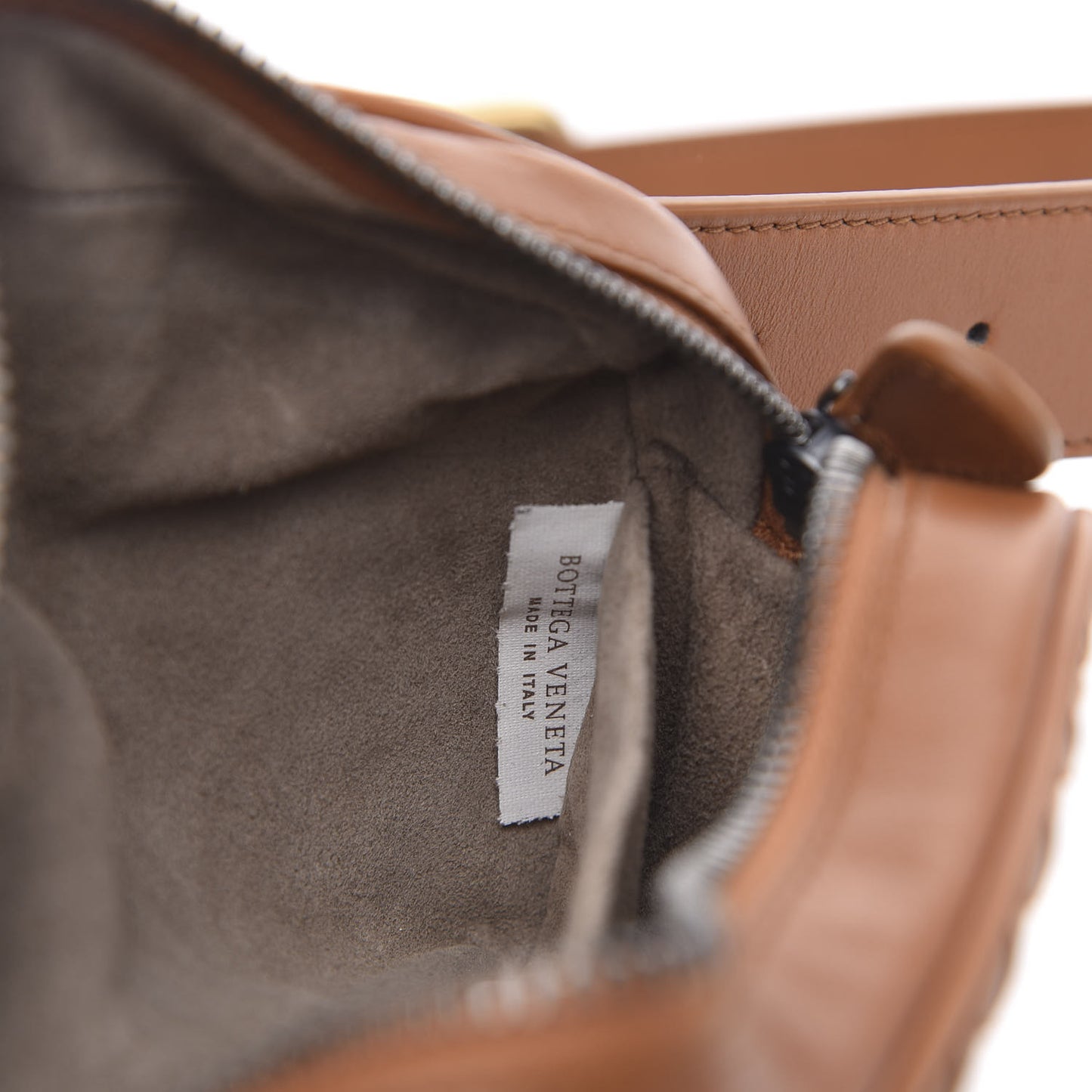 Nappa Intrecciato Belt Bag Noce