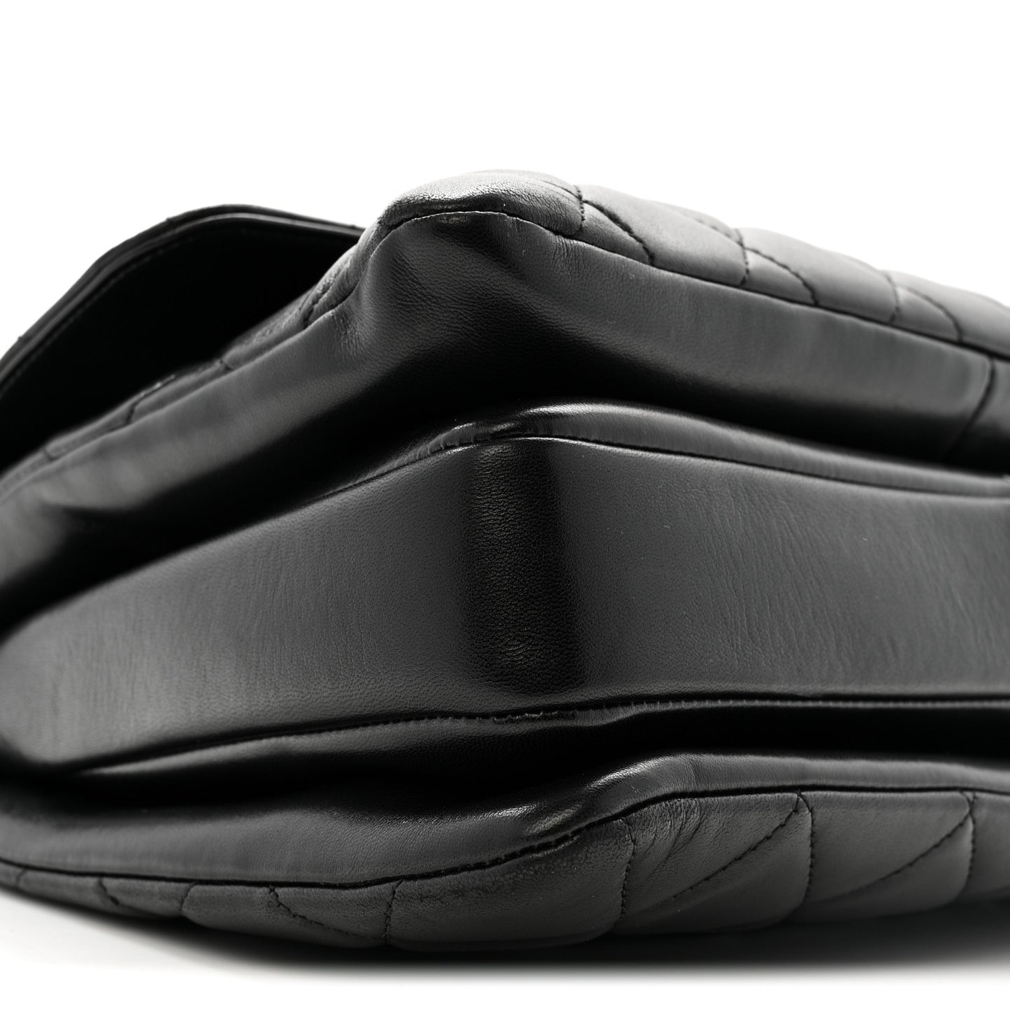 Lambskin Quilted Medium Trendy CC Flap Dual Handle Bag Black