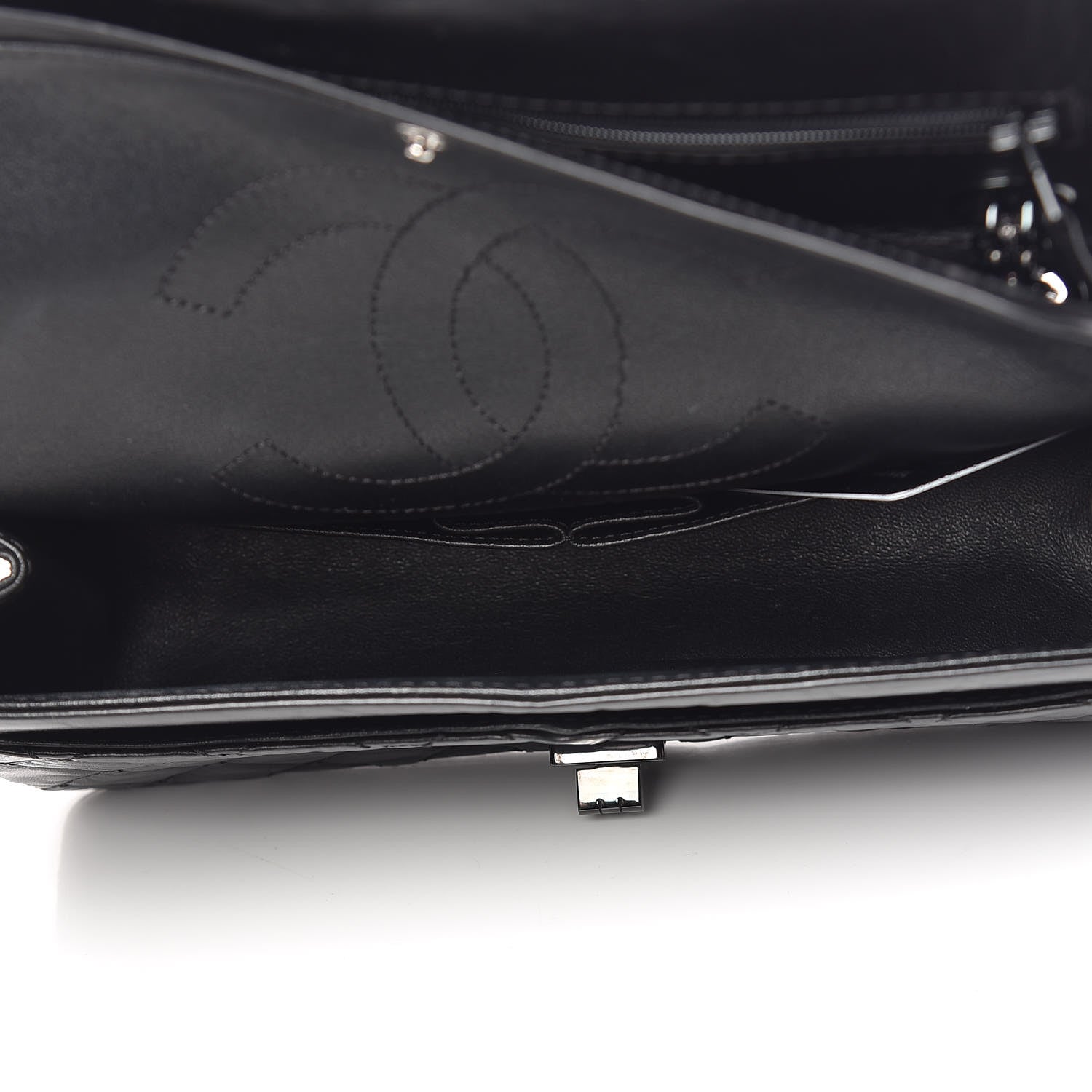 Chanel Aged Calfskin Quilted 2.55 Reissue 225 Flap So Black 7 of 13