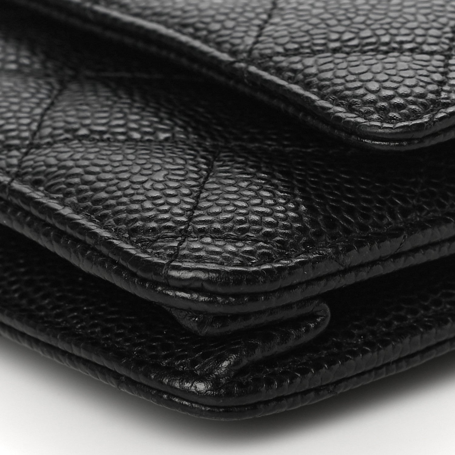 Chanel Caviar Quilted Wallet On Chain WOC Black 12 of 12