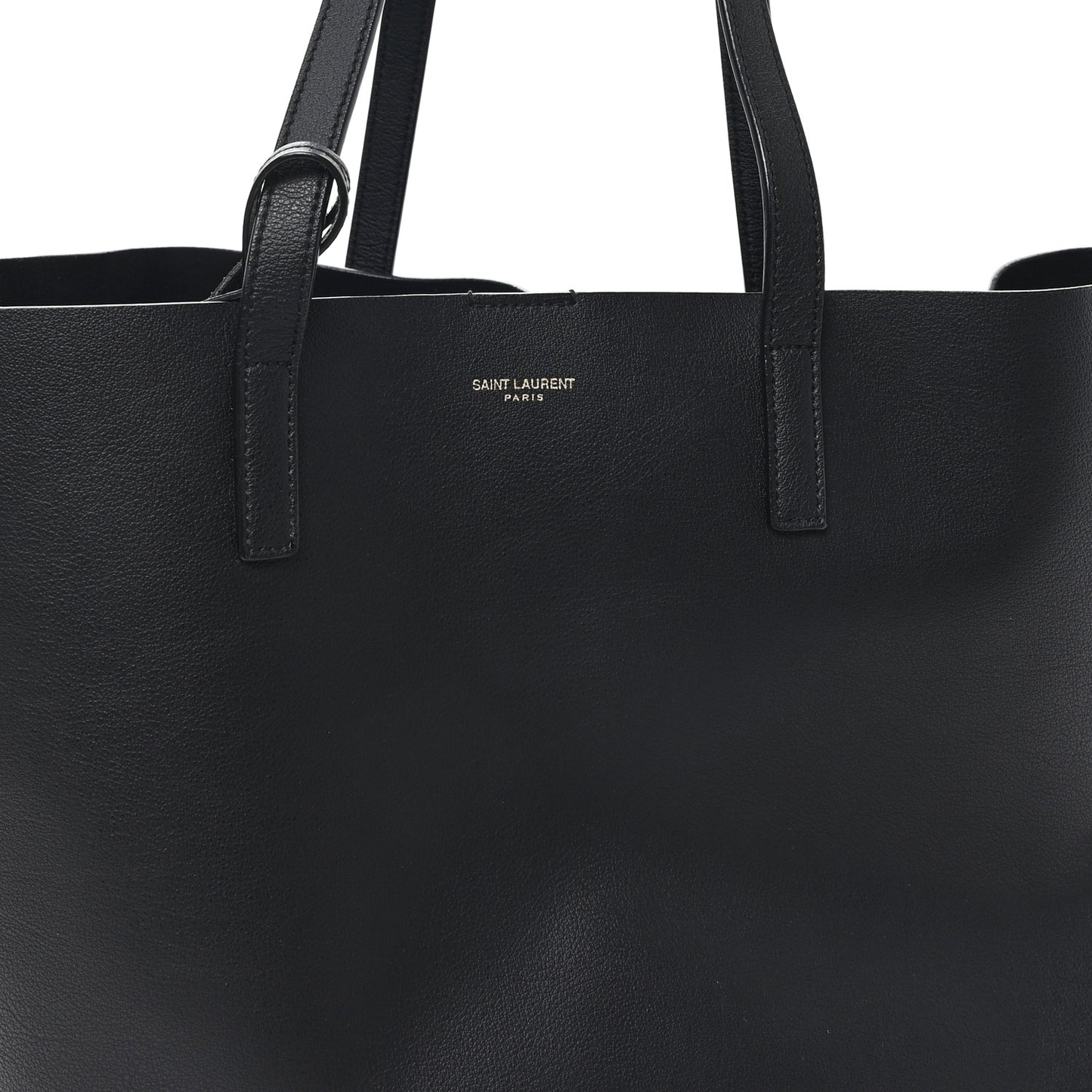 Calfskin Large Shopping Tote Black