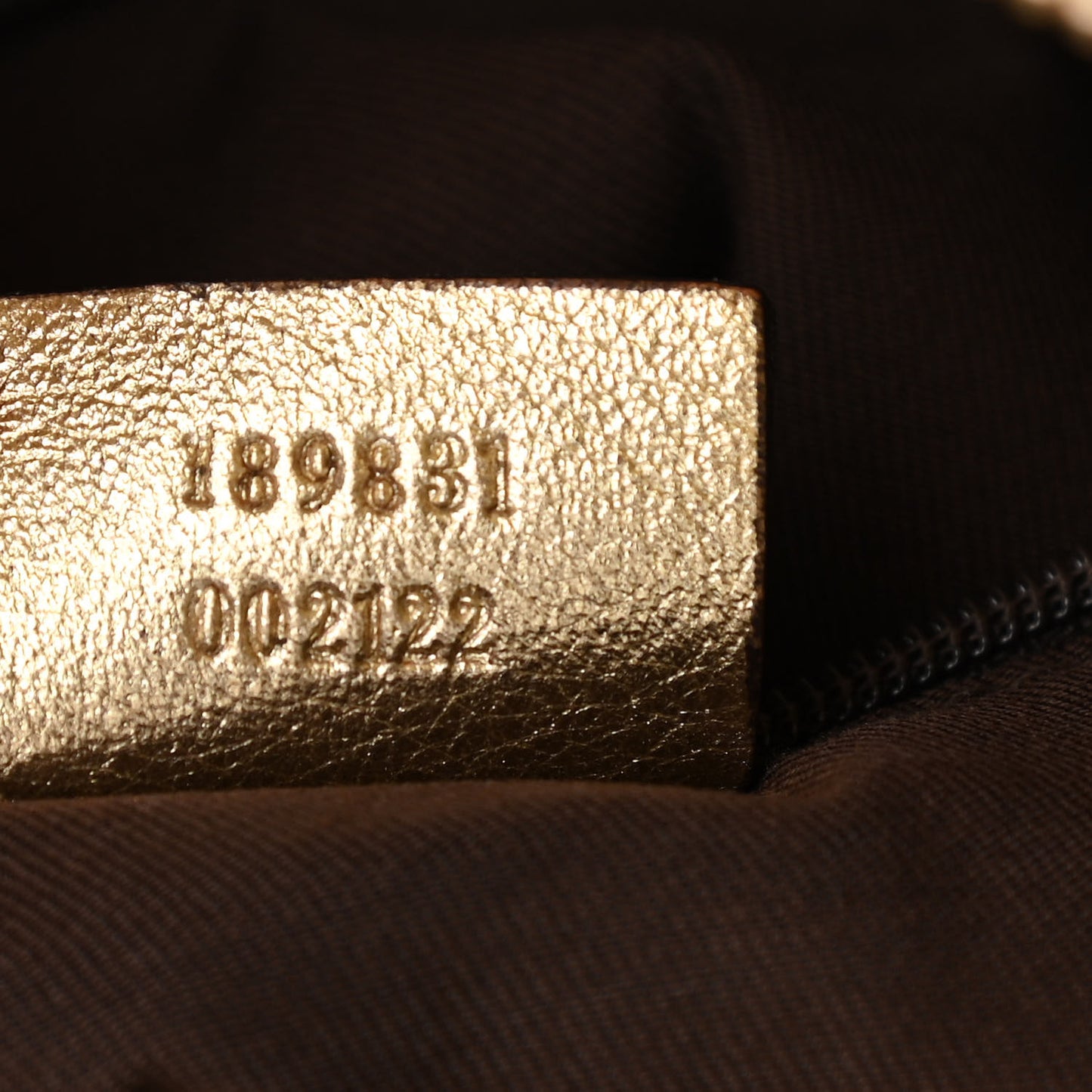 Metallic Monogram D Gold Tote Gold