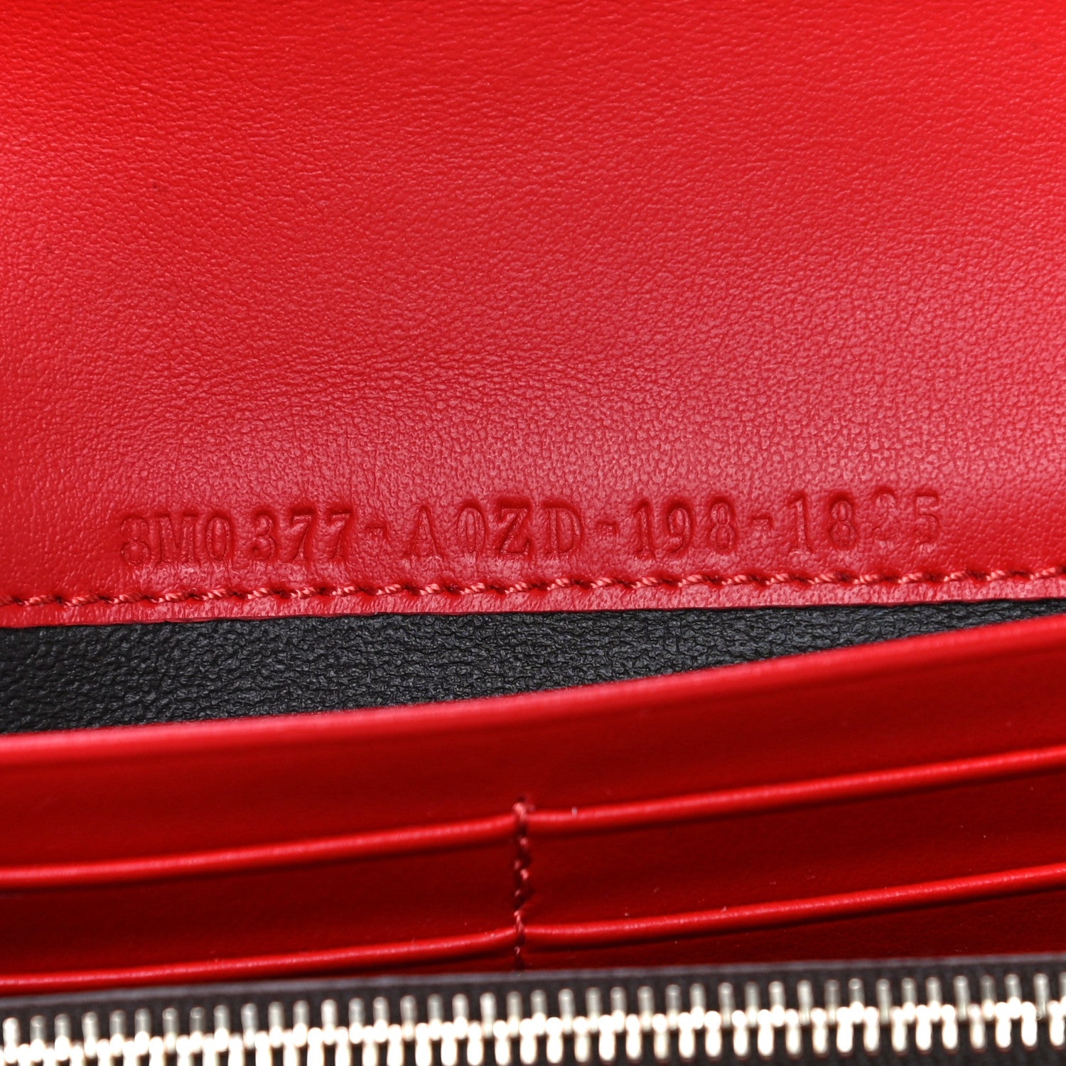Fendi Shiny Alligator Vitello Century Lucido Peekaboo Continental Wallet Pomodoro 7 of 13