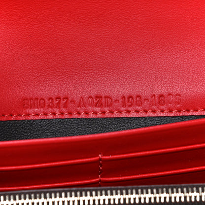 Fendi Shiny Alligator Vitello Century Lucido Peekaboo Continental Wallet Pomodoro 7 of 13