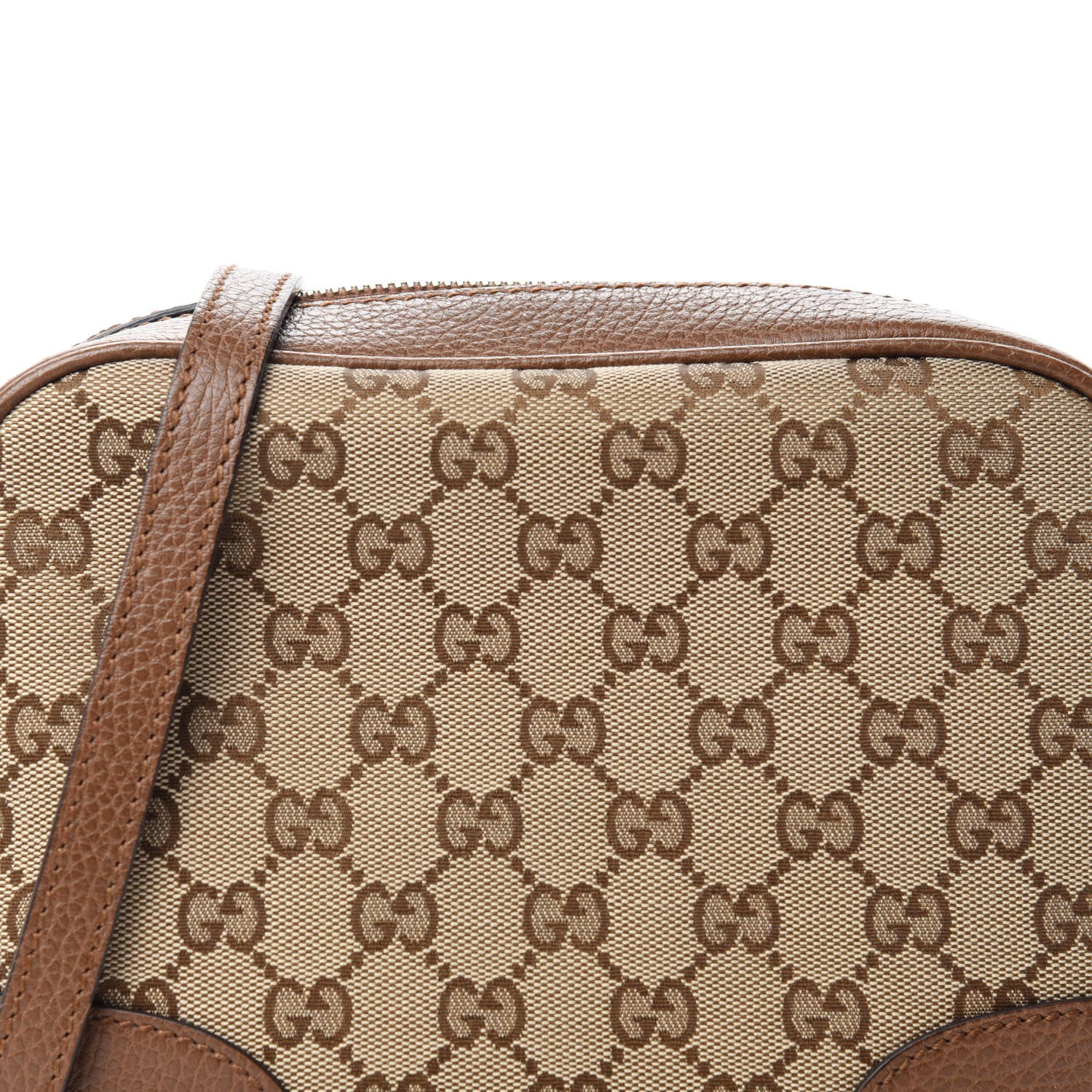Gucci Monogram Mini Bree Messenger Bag Beige Tabacco 10 of 10