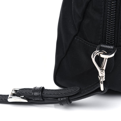 Prada Tessuto Nylon Saffiano Wristlet Black 13 of 13